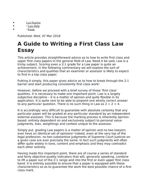 business law assignment essay